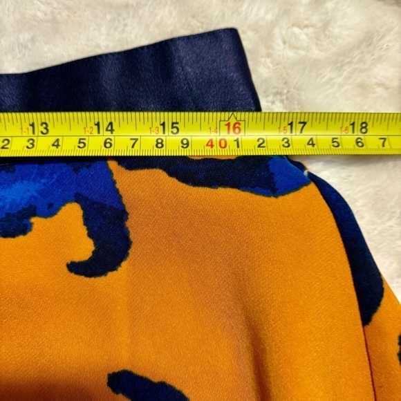 SALE! 3.1 Phillip Lim for Target Skirt Sz 14 Midi Orange Gold Blue Animal Print - Picture 15 of 16